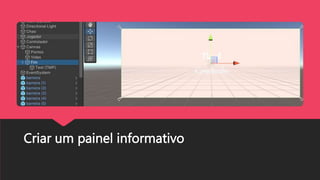 Criar um painel informativo