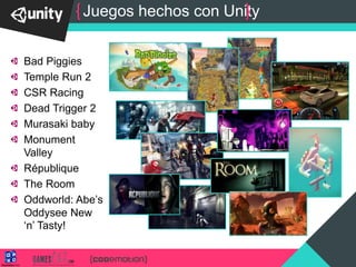 Codemotion 2014 Introduccion A Unity