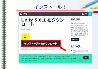 インストール！
 