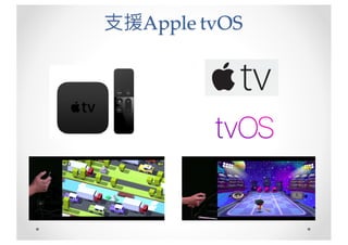 支援Apple tvOS
 