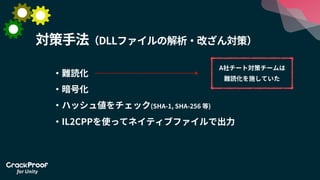 Unity道場スペシャル 17京都 スマホゲーム開発者なら知っておくべきチートのリスク 対策