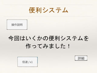 【Unityインターハイ2017】ondan ー地球温暖化から街を守れ！ー プレゼン資料