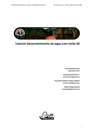 Cursos Online de Jogos Digitais com Unity, Blender, Javascript