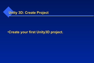 Unity3D.ppt, tell people all about unity. | PPT