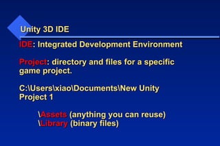 A unity turorial hep u to understand what is it | PPT