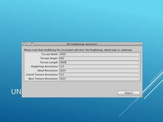 UNITY 3D TERRAIN EDITOR
 
