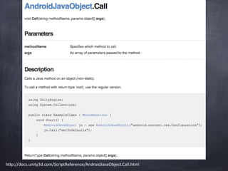 h"p://docs.unity3d.com/ScriptReference/AndroidJavaObject.Call.html
 