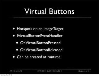 Introduction to AR with Unity3D | PDF