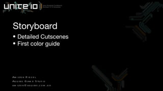 Storyboard Amilton Diesel Aquiris Game Studio [email_address] Detailed Cutscenes First color guide 