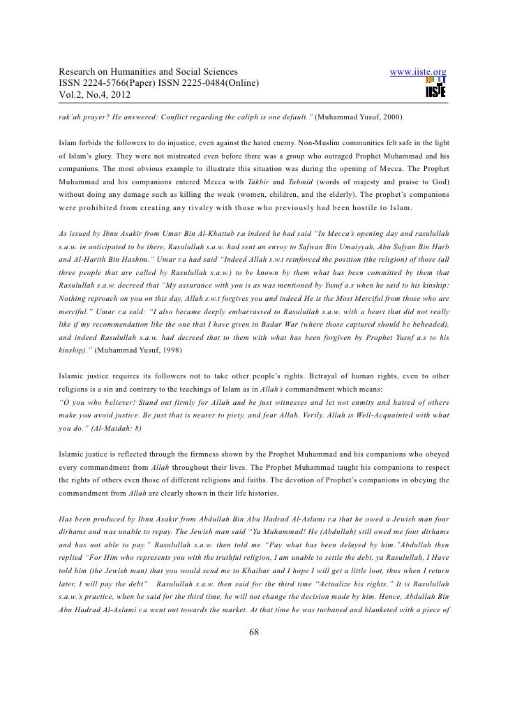 Unity concept from islamic perspective and the reality of unity in mau2026