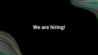 We are hiring!
 