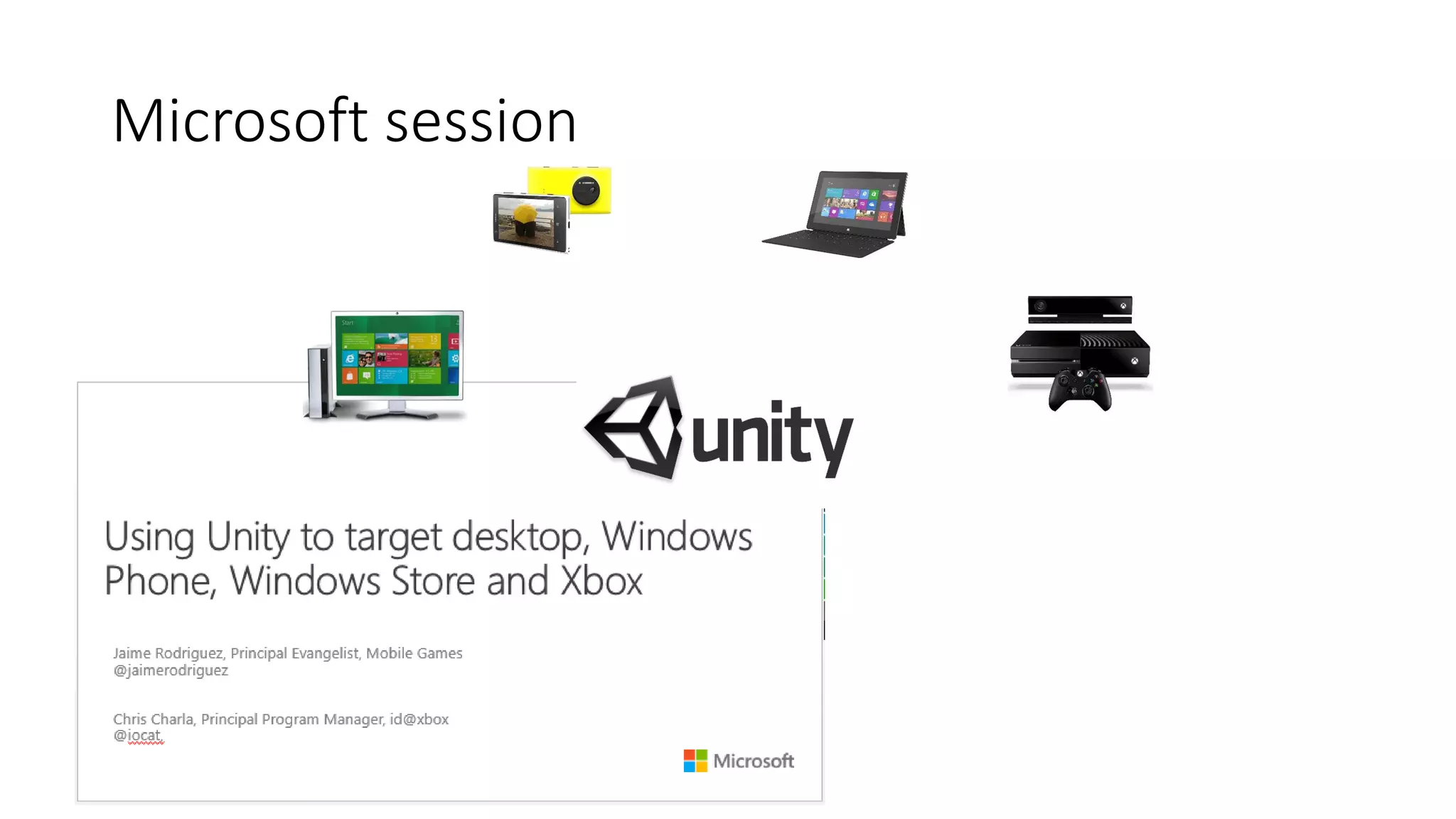 Microsoft session  