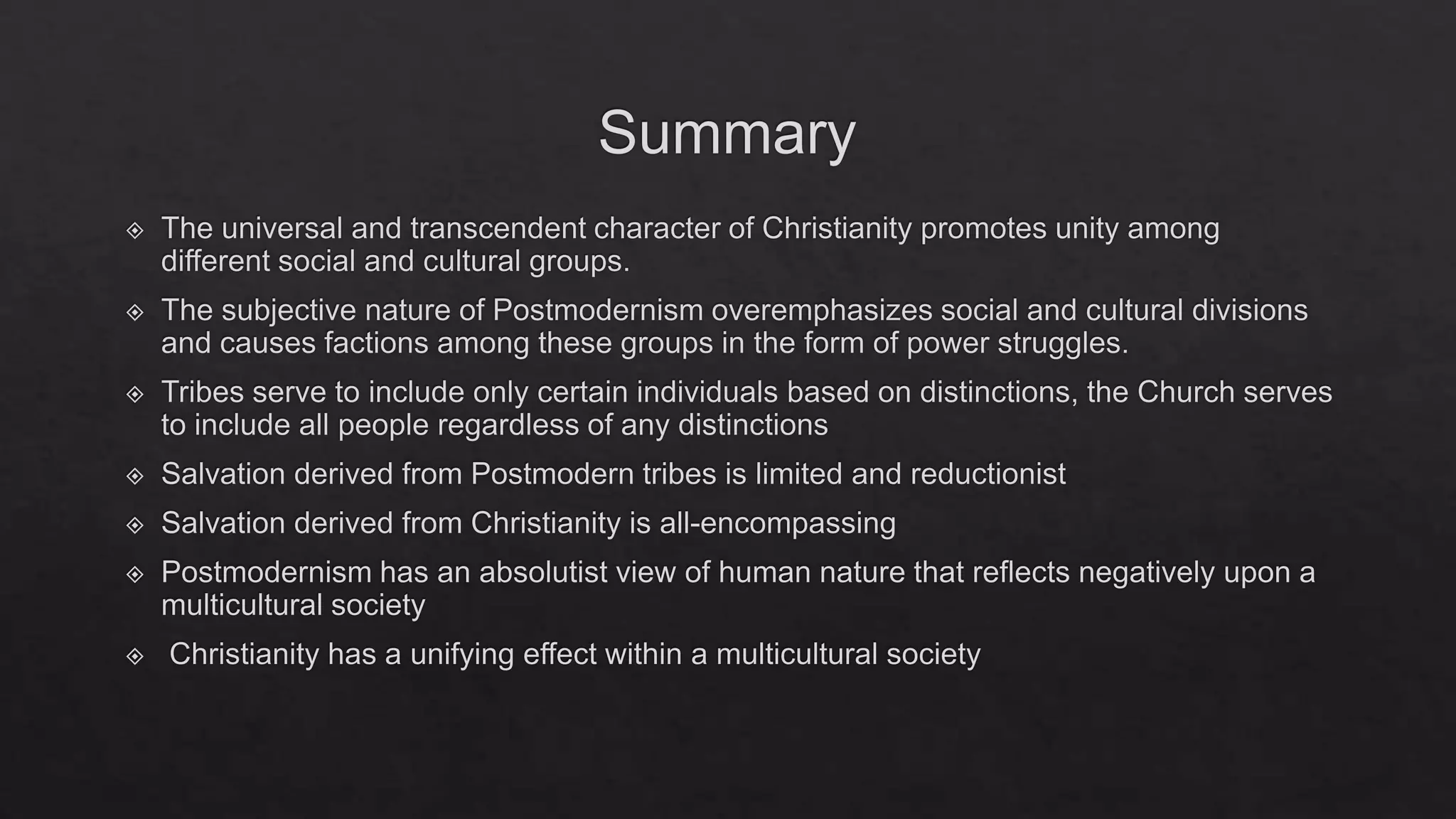 Unity in christ power point