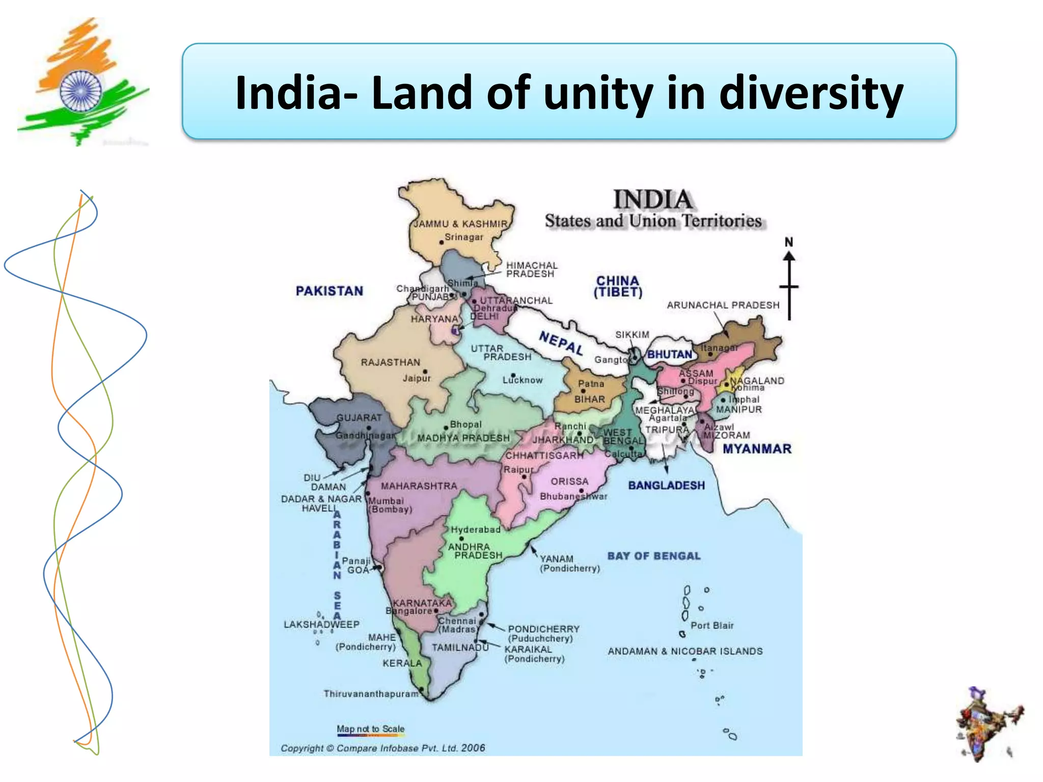India- Land of unity in diversity
 