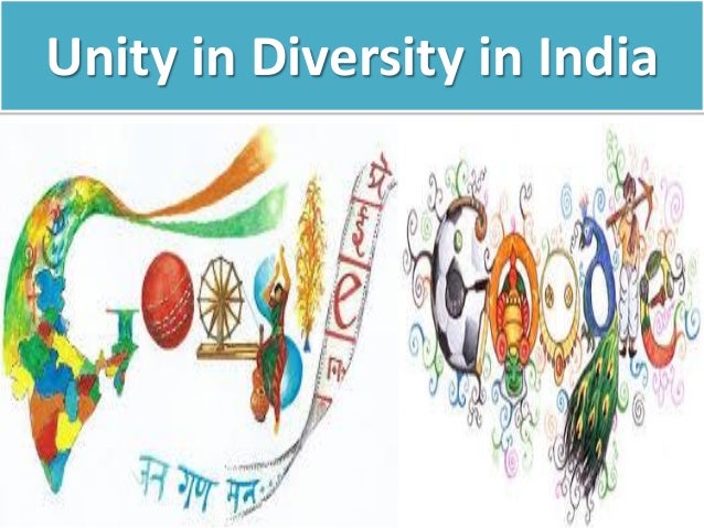 Chart On Unity In Diversity In India