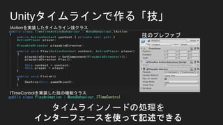 Unity
IAction
ITimeControl
 