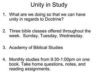 Unity in the kingdom | PPT
