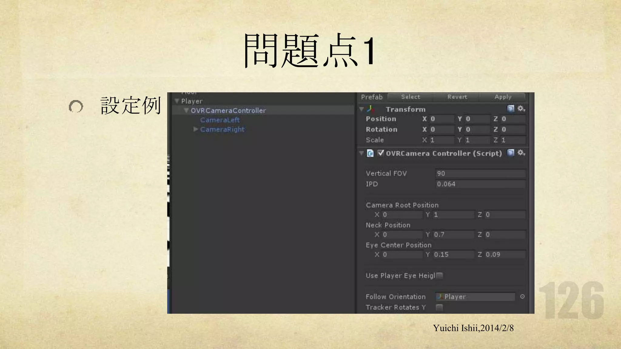 問題点1
設定例

Yuichi Ishii,2014/2/8

 