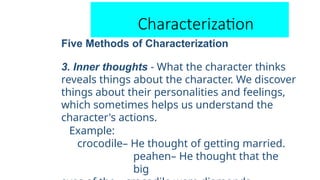 UNITY OF PLOT, SETTING AND CHARACTERIZATION LESSON.pptx