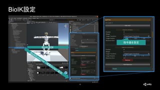 BioIK設定
10
BioIKExtender （補
助
Script）追
加
BioIK追加
指令値を設定
 