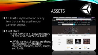 Unity 3D game engine seminar | PPTX