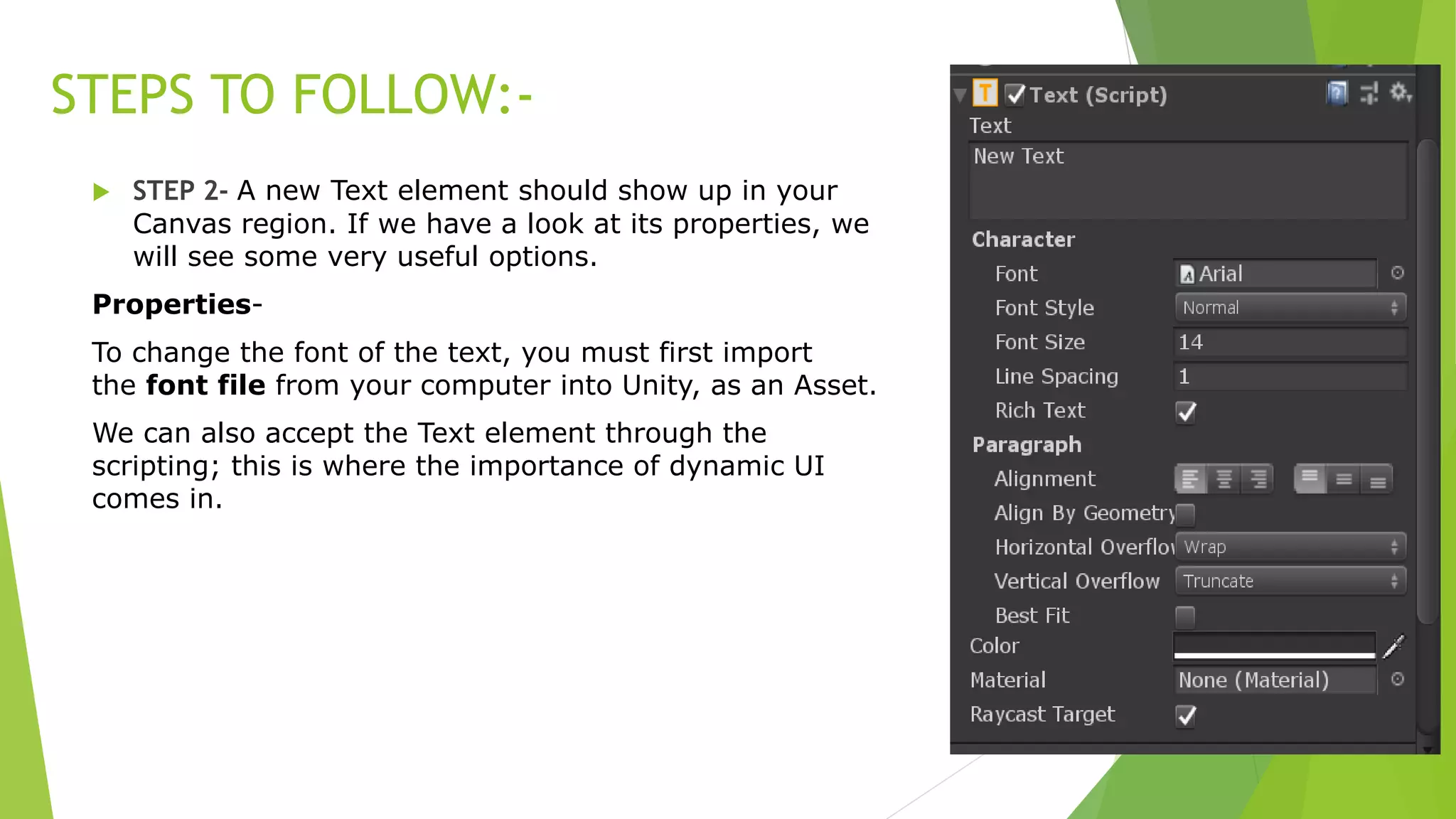 Unity tutorial | PDF