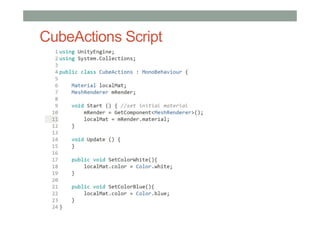 CubeActions Script
 