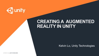 Creating a Virtual Reality in Unity - by Unity Evangelist Kelvin Lo | PDF