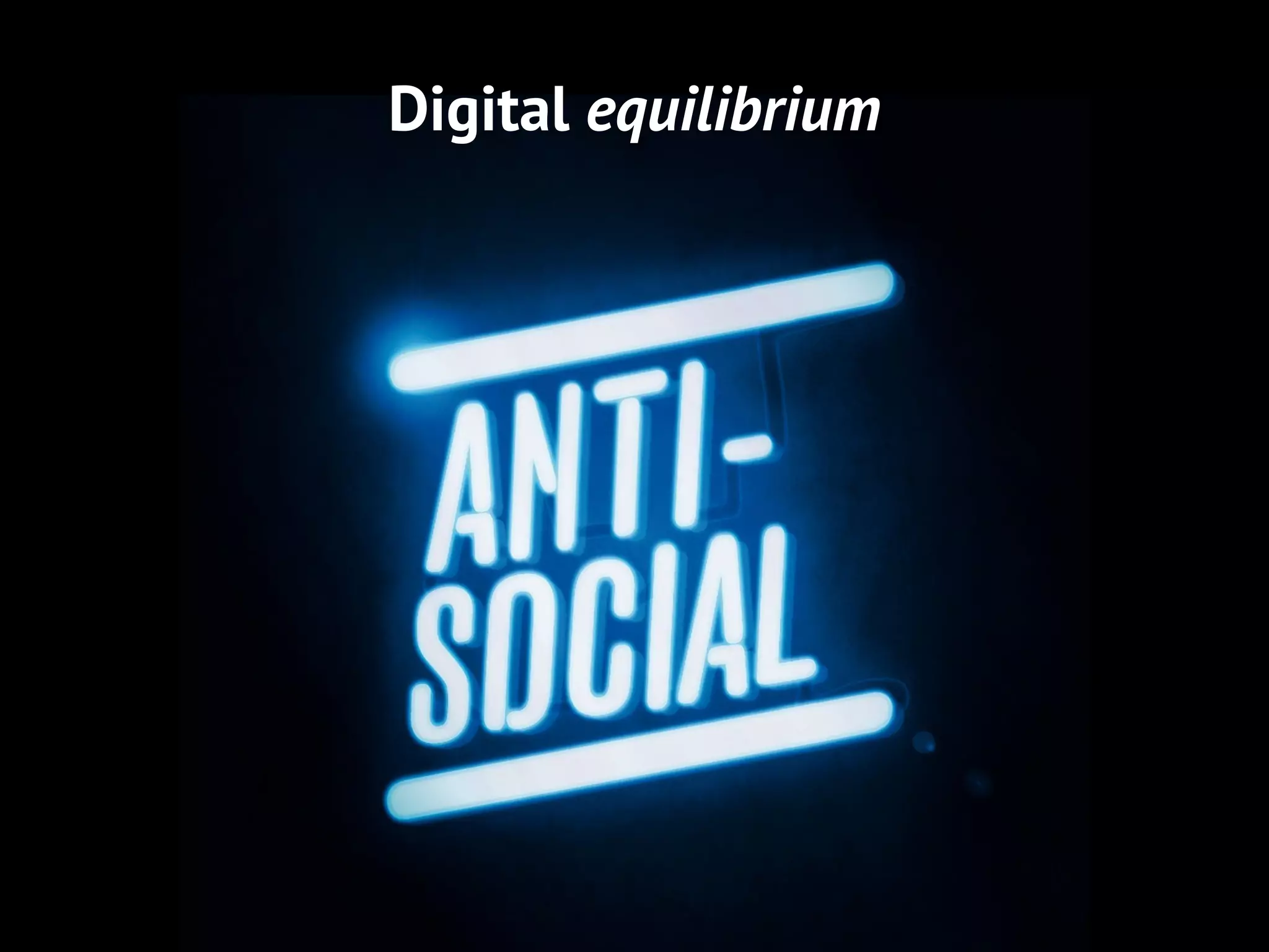 Digital equilibrium