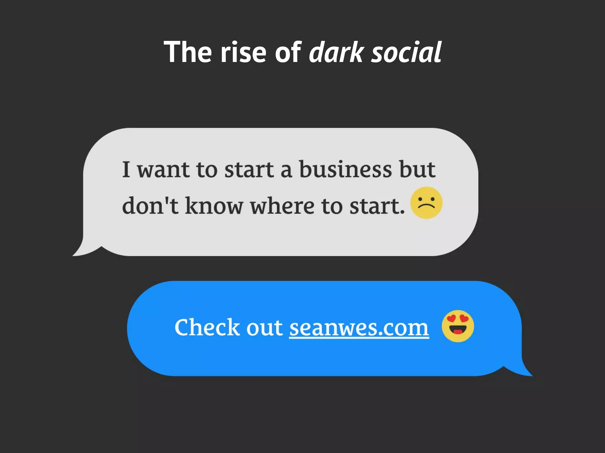 The rise of dark social