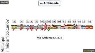 Uniurb4HS
alessandrobogliolo
Abitaqui
ilmioamicoCarlo?
1 2 3 4 5 6 7 8 9 10 11 12 13 14 15 16
Via Archimede, n. 8
 