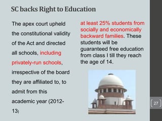 Universal elementary education India | PDF