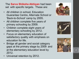 Universal elementary education India | PDF