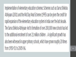 Universal elementary education India | PDF