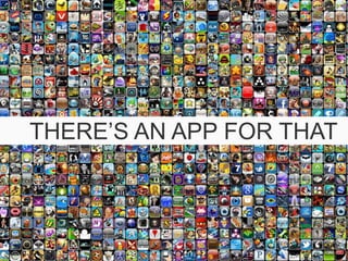 THERE’S AN APP FOR THAT
 