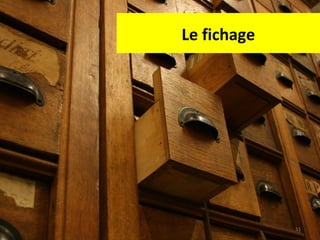 Le fichage

51

 