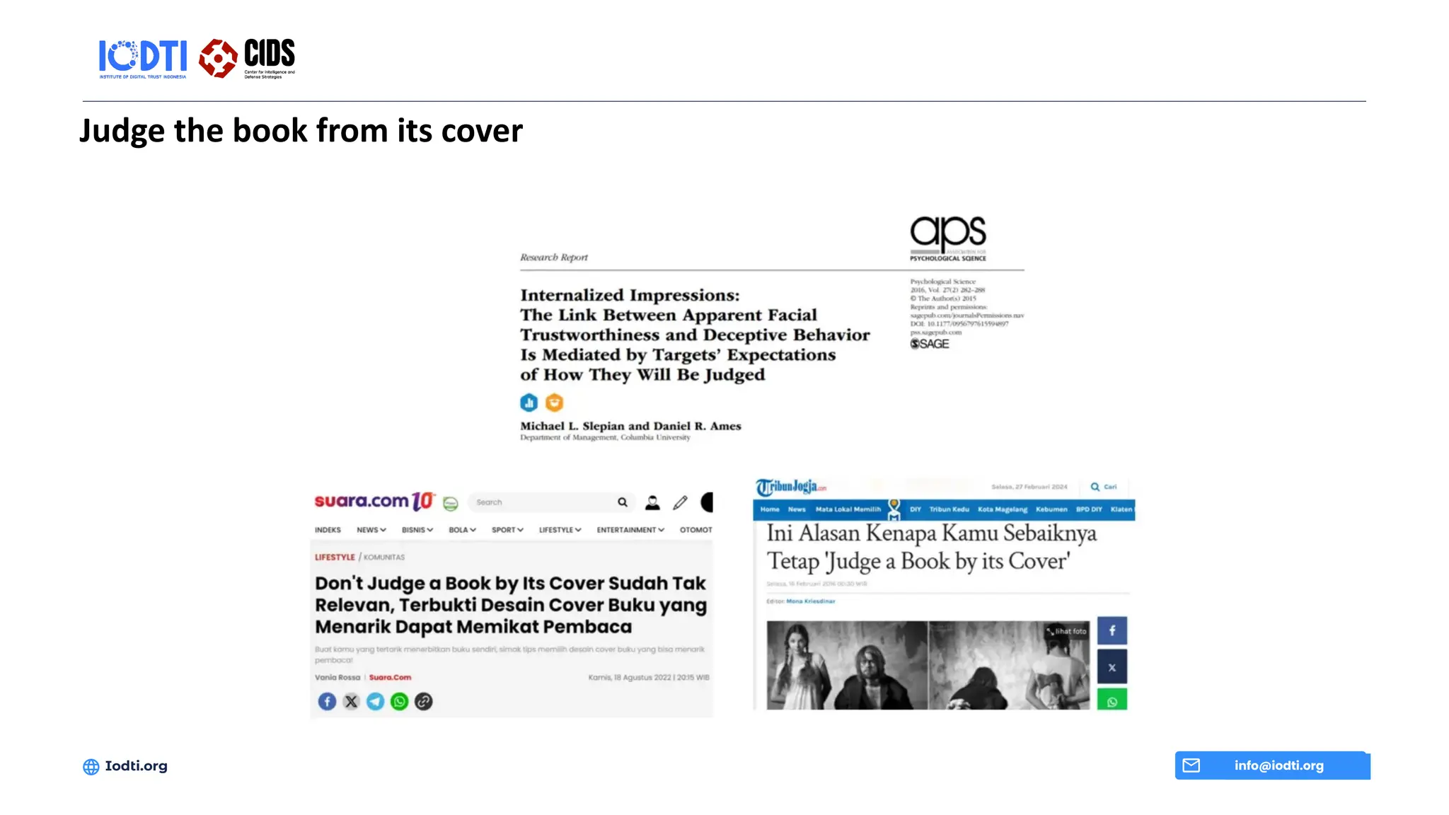 Judge the book from its cover
info@iodti.org
Iodti.org
 