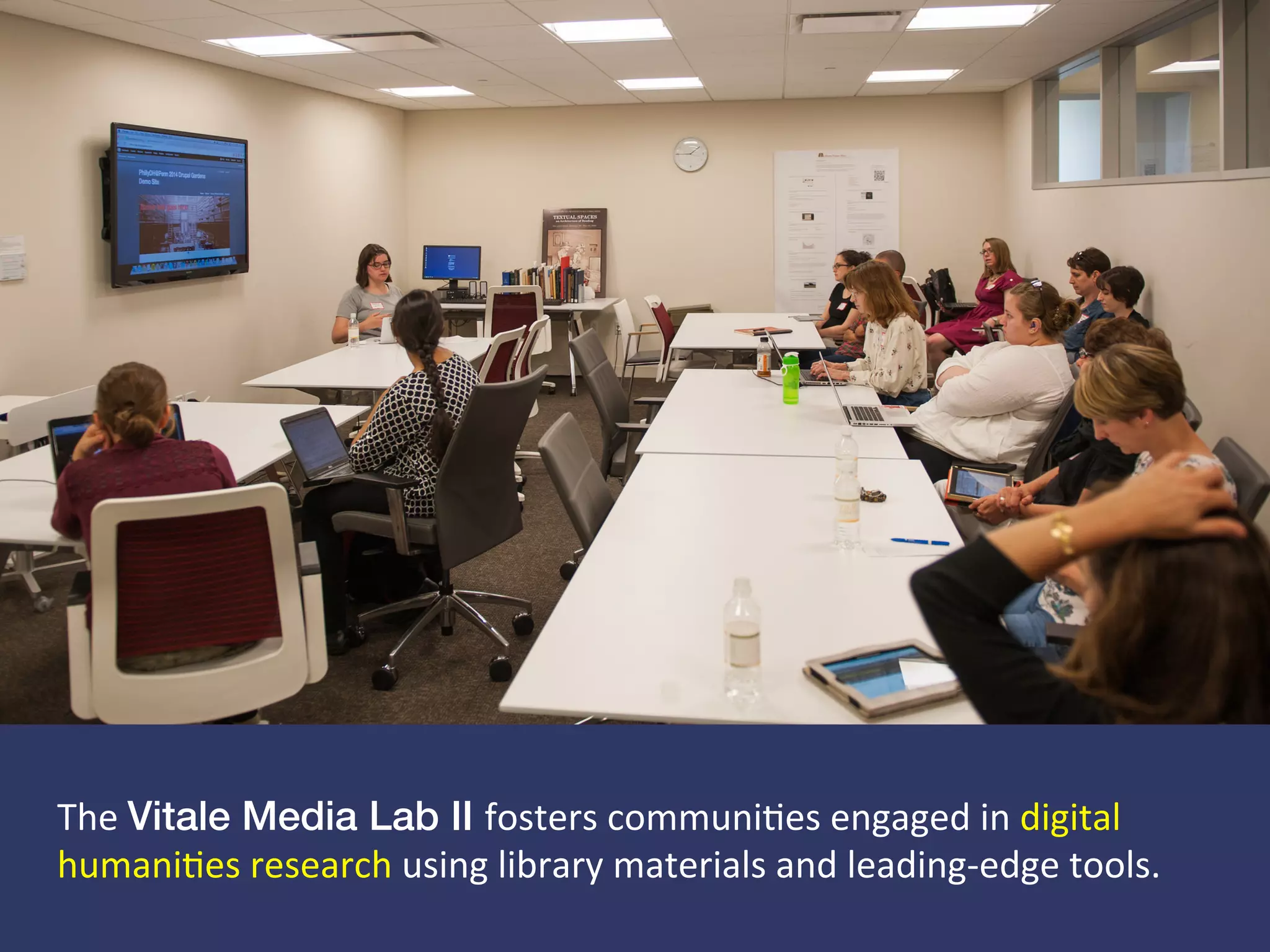 The Education Commons
offers innovative
services, spaces, and
programming for
teaching and learning.	
  
 