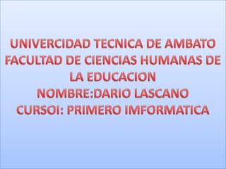 Univercidad tecnica de ambato