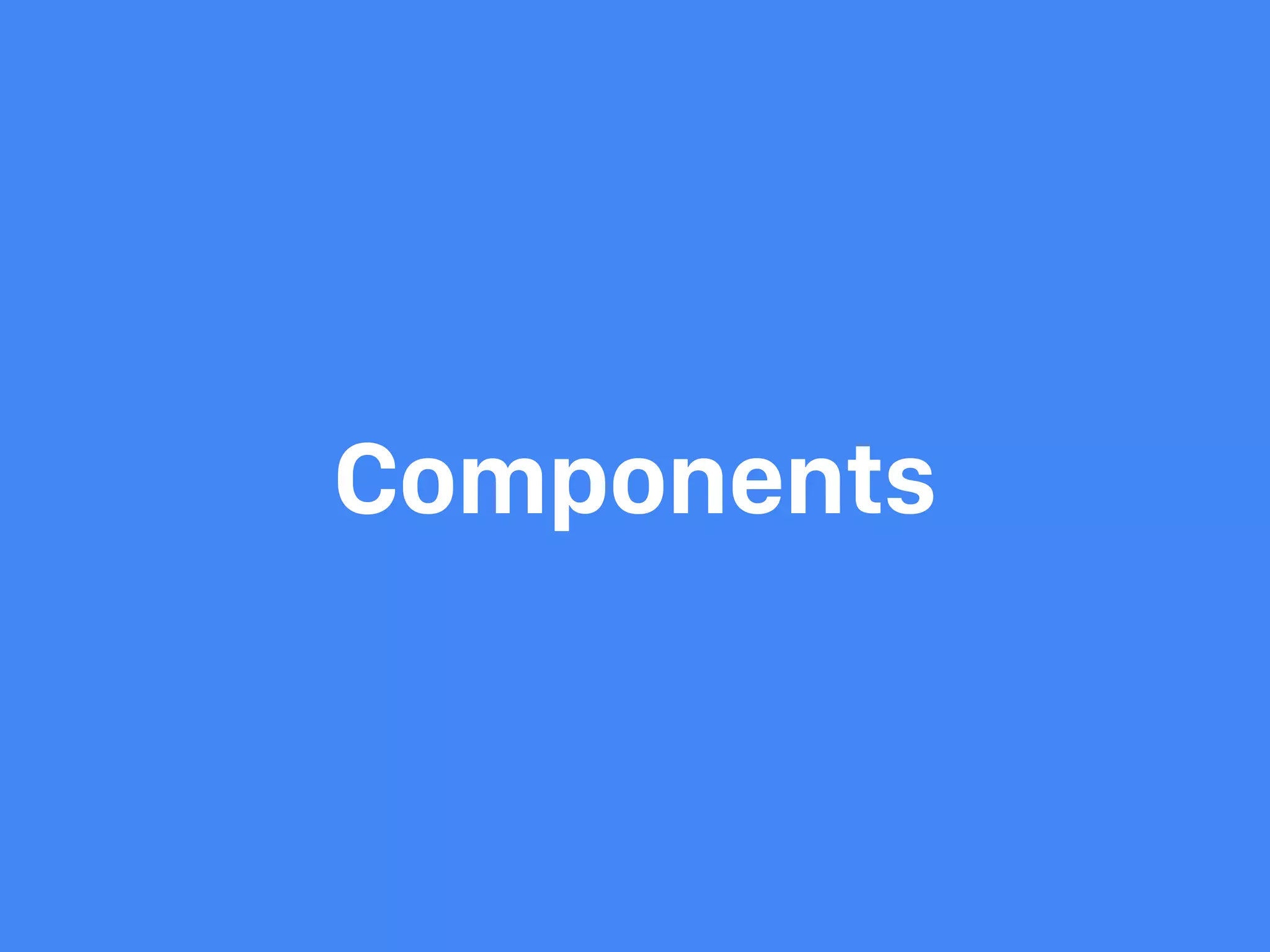 Components 