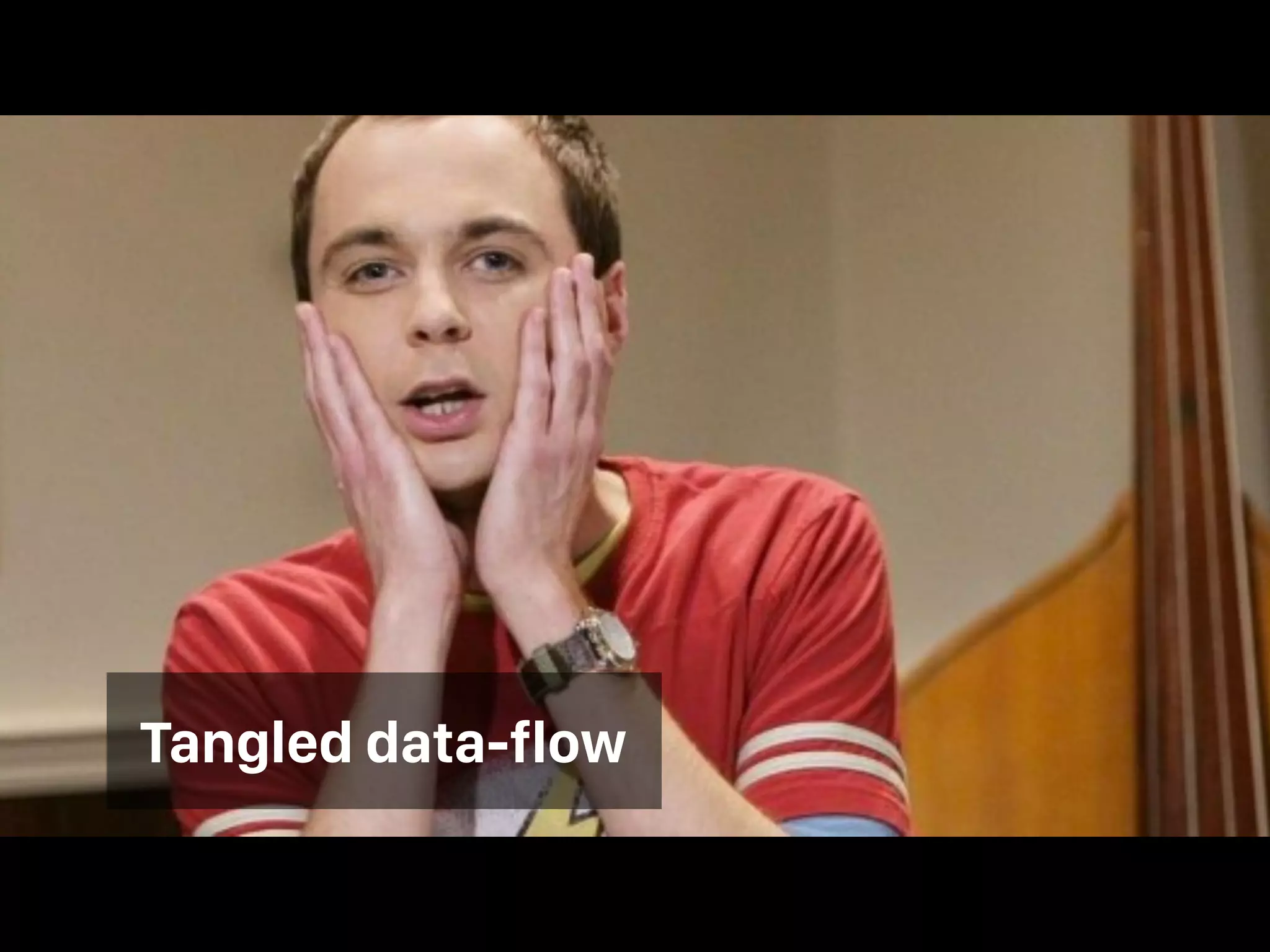 Tangled data-flow 