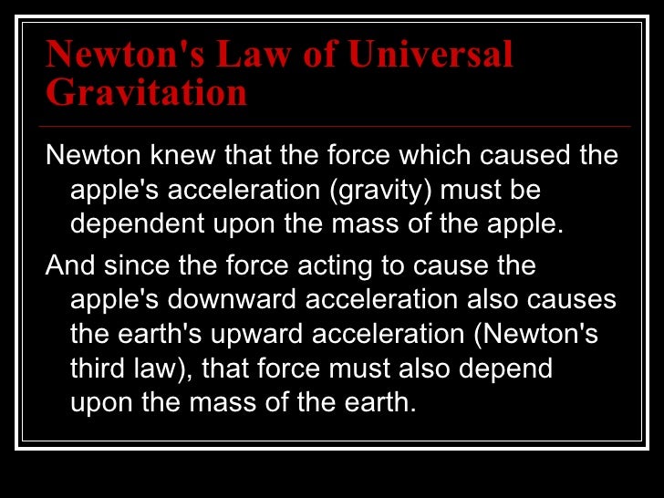 Universal Gravitation Ppp