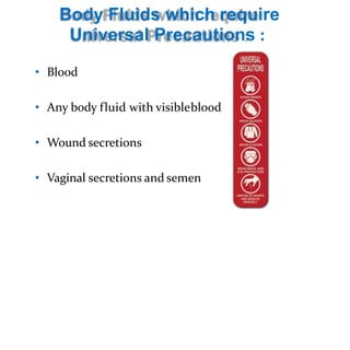 Universal precautions PPTX
