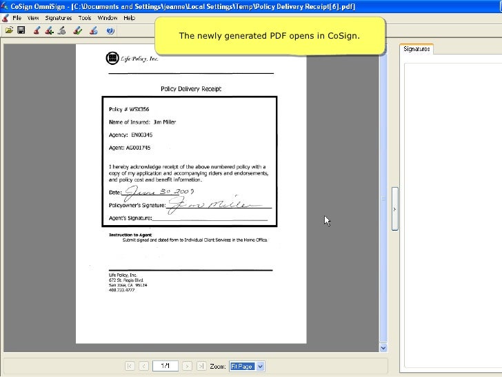 Universal Signing With CoSign Digital Signatures