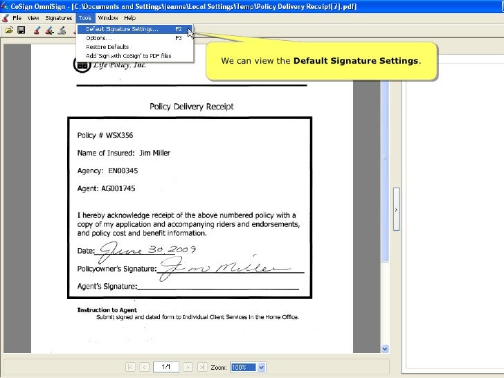Universal Signing With CoSign Digital Signatures