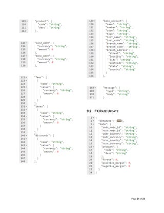 Page 21 of 23
9.2 FX RATE UPDATE
 