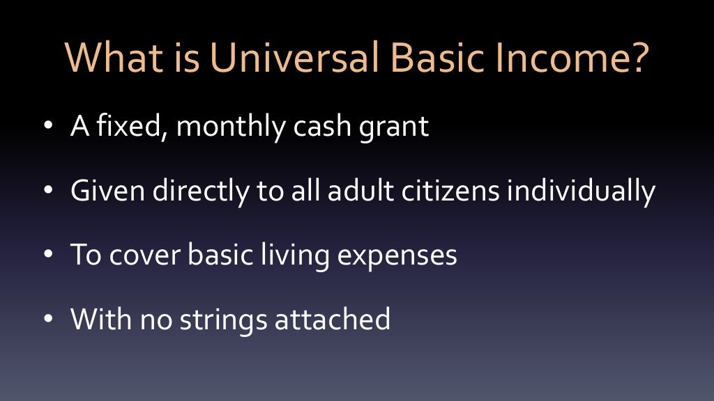 Universal basic
