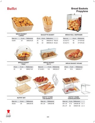 Universal chef catalog buffet