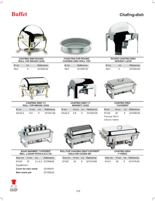 Universal chef catalog buffet