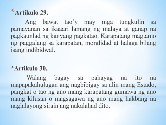 Universal Declaration of Human Rights | PPTX